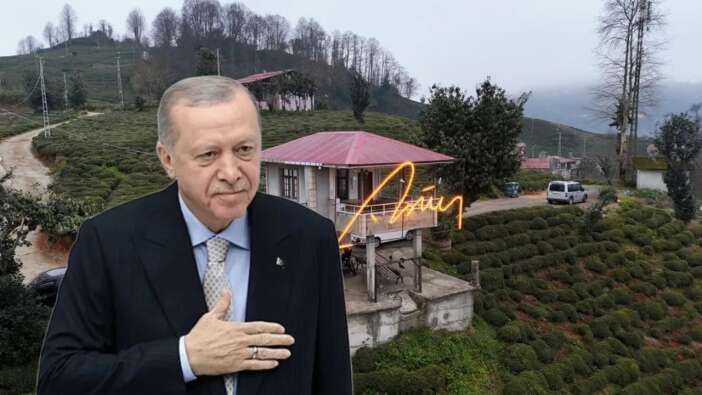 Cumhurbaşkanı Erdoğan'a baba ocağı Rize'de bayram sürprizi!