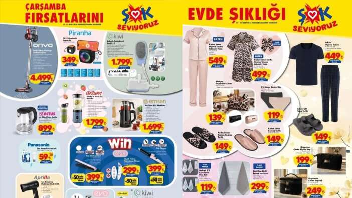 ŞOK 25 Mart 2026 aktüel ürünler kataloğu yayımlandı!