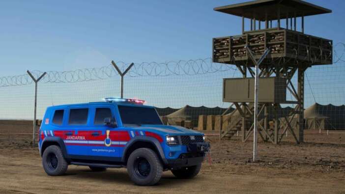 Türkiye’nin ilk yerli ve milli doğuştan zırhlı SUV aracı TULGA 4X4 görevde!