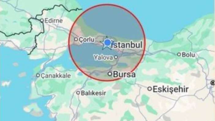 İstanbul'da korkutan deprem! Merkez üssü Eyüpsultan!
