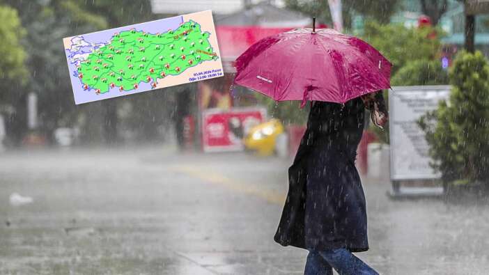 Meteoroloji'den Balkan alarmı: Sağanak yağış ve soğuk geri dönüyor! 8 derecelik sert düşüşe hazır olun!