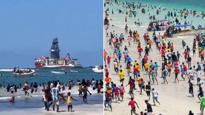 Çağrı Bey geldi, Somali bayram yerine döndü! Halk coşkuyla karşıladı...