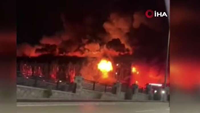 Ankara'da kimya fabrikasında yangın