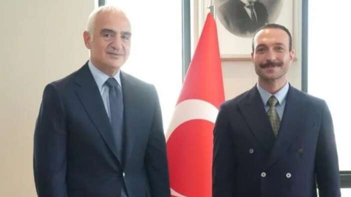 AKM'de anlamlı buluşma: Bakan Ersoy, Siyonist Ben Gvir'in hedef aldığı ünlü oyuncu Görkem Sevindik ile görüştü!
