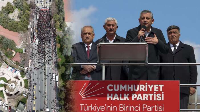 Birinci parti ama Kadıköy'de! CHP Genel Başkanı Özgür Özel'e Nevşehir mitinginde katılım şoku