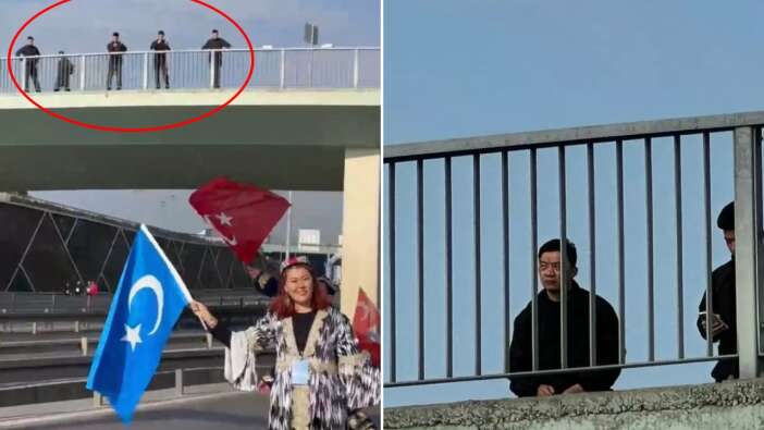 İstanbul'daki maratonda gizemli şahıslar kim? Çinli grup, Uygur Türklerini tek tek fişledi! Köprü üzerinde şüpheli hareketler!