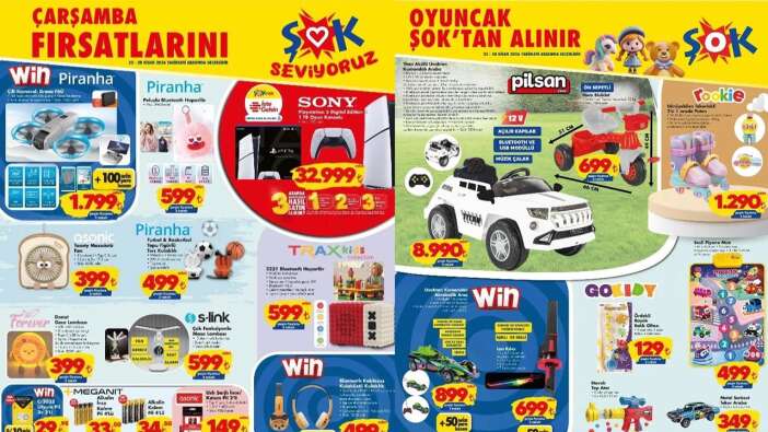 ŞOK 22 Nisan 2026 Çarşamba aktüel kataloğu yayımlandı!