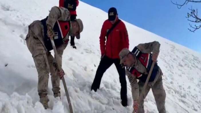 Gülistan Doku için özel ekipler devreye girdi: Ulaşım olmayan yerde helikopterle gittiler, kavra köpekleri 'kalıntı' arıyor