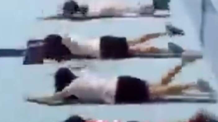 Yine CHP belediyesi yine skandal! Lisanslı yüzücüler boş havuzda antrenman yaptı