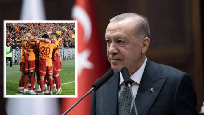Cumhurbaşkanı Erdoğan'dan Süper Lig şampiyonu Galatasaray'a tebrik mesajı