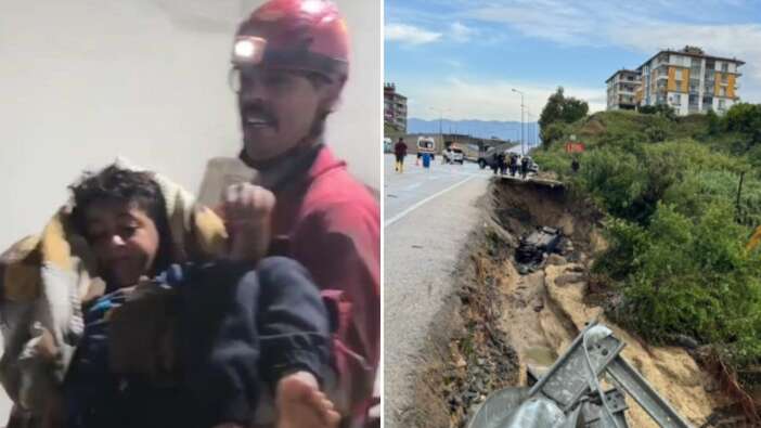 Hatay'da sel felaketi: Asi Nehri taştı, heyelan ve çökmelerde can kaybı 2'ye yükseldi! "Uyarıların çok üzerinde bir yağış aldık"
