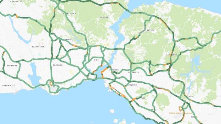 Bayrama 2 gün kala İstanbul bomboş! Trafik yoğunluğu yüzde 8