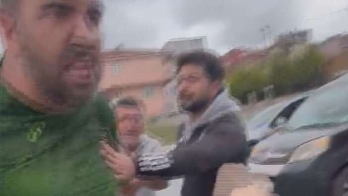 Sancaktepe'de tartıştığı hamile sürücüye saldıran maganda gözaltına alındı