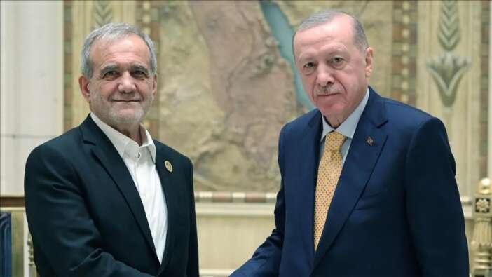 Cumhurbaşkanı Erdoğan, İran Cumhurbaşkanı Pezeşkiyan ile telefonda görüştü