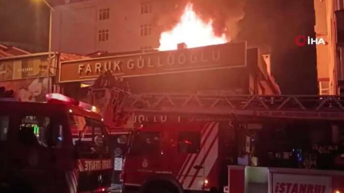 Bağcılar'da korkutan yangın