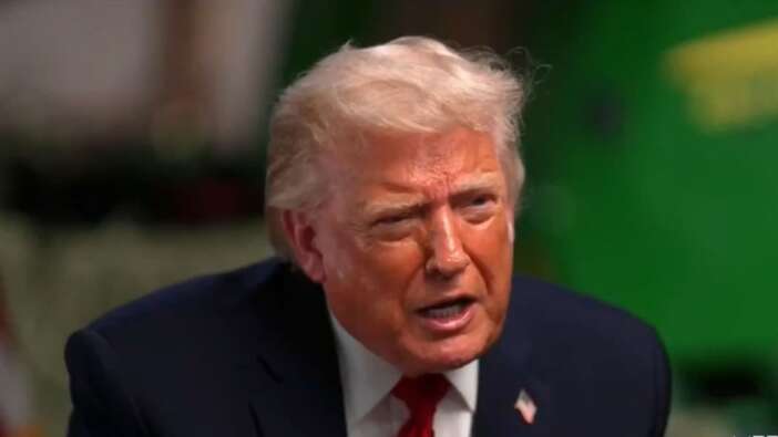 Sunucuya kızan ABD Başkanı Donald Trump hakaretler yağdırıp canlı yayını terk etti