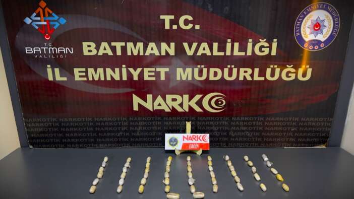 Batman'daki 4 yolcunun midesinden uyuşturucu çıktı