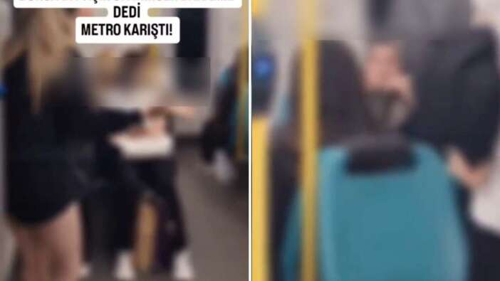 Metroda skandal taciz! Hemcinsinin sözleri pes dedirtti: Açık olana bakarlar!