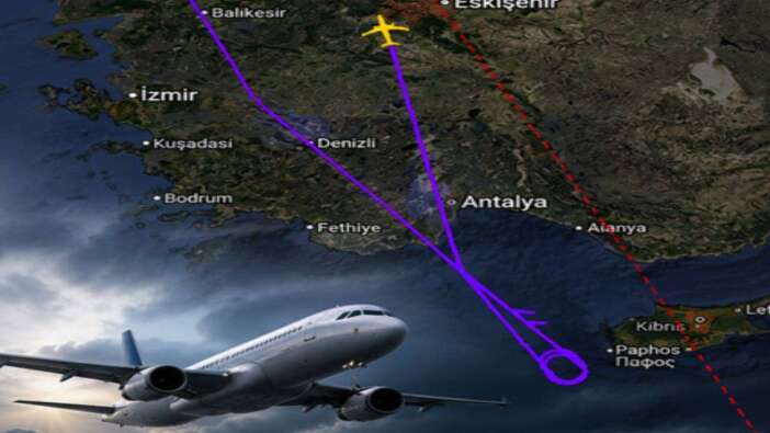 Rota bir anda değişti: İsrail'e giden uçak Türkiye hava sahasından geri döndü!