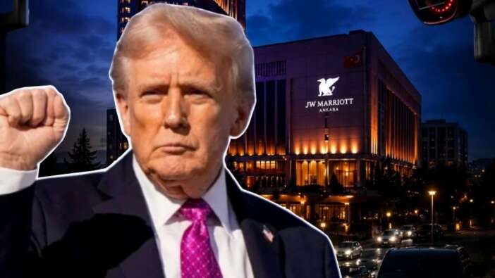 Trump'ın Ankara'da kalacağı otel görüntülendi! Odasında yok yok: Duvarları bombaya, camları mermiye dayanıklı!