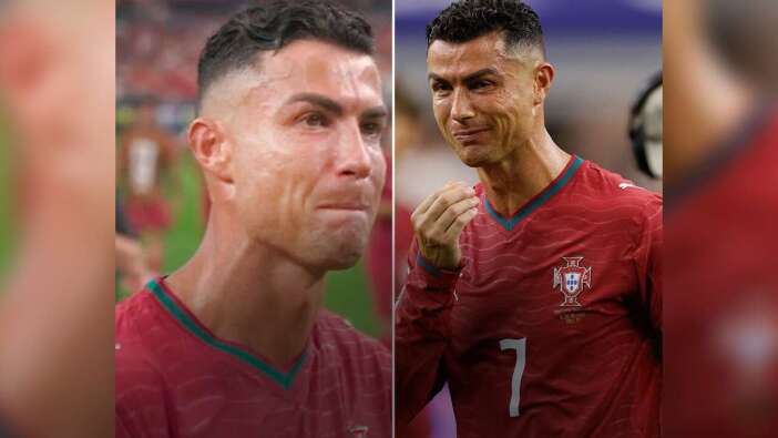Cristiano Ronaldo maçın ardından gözyaşlarını tutamadı