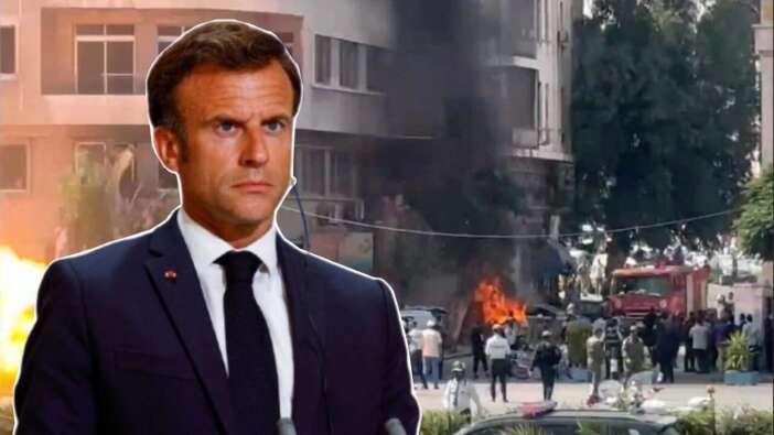 SON DAKİKA: Şam'da Macron'un kaldığı otelin yakınında patlama!
