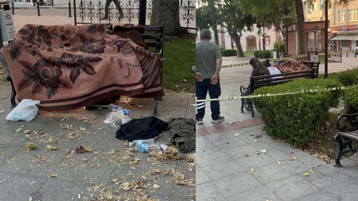 Koca şehirde bir tane duyarlı kurum yok muydu? Tekirdağ’da 64 yaşında kimsesiz adam bankın üstünde ölü bulundu