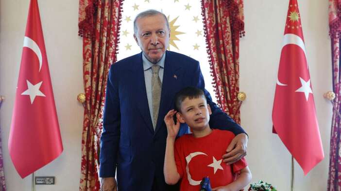 Cumhurbaşkanı Erdoğan, Joshua Harris'i kabul etti