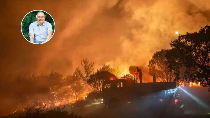 Orman çıra gibi, poyraz fitil peşinde!