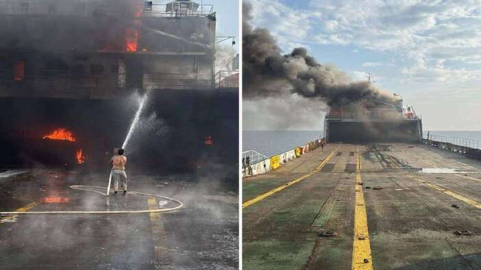 Türk gemisine dron saldırısı! Görüntüler vahim, çok sayıda yaralı var: Kaptandan ilk açıklama geldi