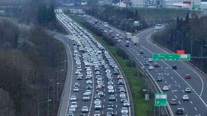 Anadolu Otoyolu'nun Kocaeli kesimi trafiğe kapatılacak