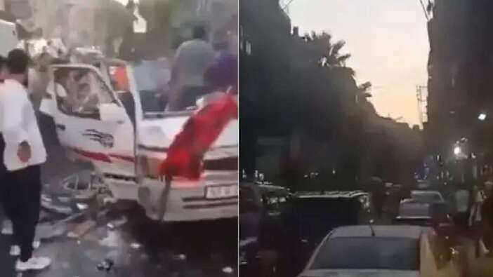 Son Dakika... Suriye'nin başkenti karıştı: Yolcu minibüsünde şiddetli patlama!