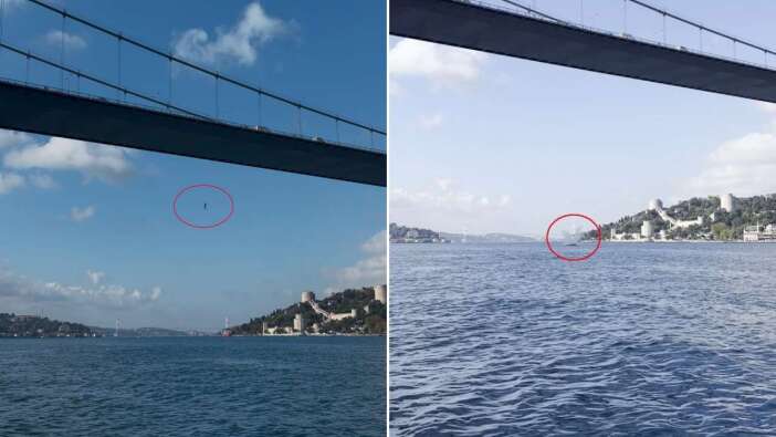 Herkes film sandı ama gerçek bambaşka çıktı... FSM'de intihar girişimi: Kaskıyla köprüden atladı!
