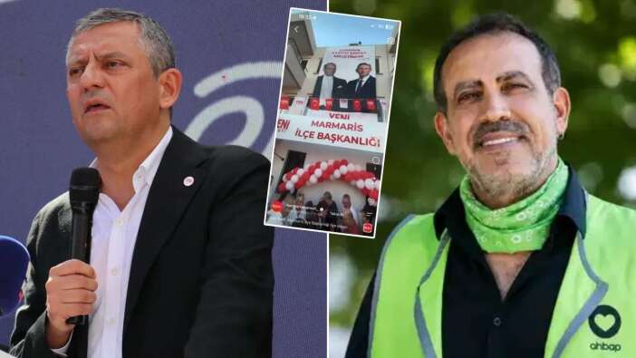 Yeni Parti'nin Marmaris ilçe binası açılışında skandal: Haluk Levent’in seslendirdiği İzmir Marşı çalındı!
