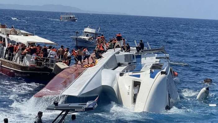 Girne açıklarındaki faciada son dakika: Batan geminin enkazına ulaşıldı!