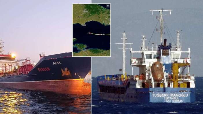 Marmara Denizi’ndeki gemi kazasında görüntüler çıktı: ALSU tankerinin manevraları kaydedildi!