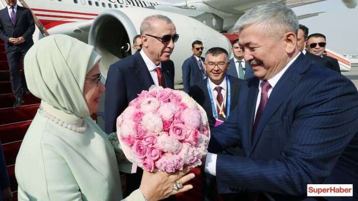 Cumhurbaşkanı Erdoğan ve eşi Emine Erdoğan'dan Kırgızistan programlarına ilişkin ortak video paylaşımı