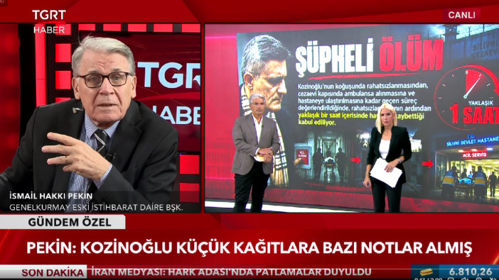 İsmail Hakkı Pekin'den çarpıcı "Kaşif Kozinoğlu" açıklaması: Hakkımda notlar almış! Bana ulaştı