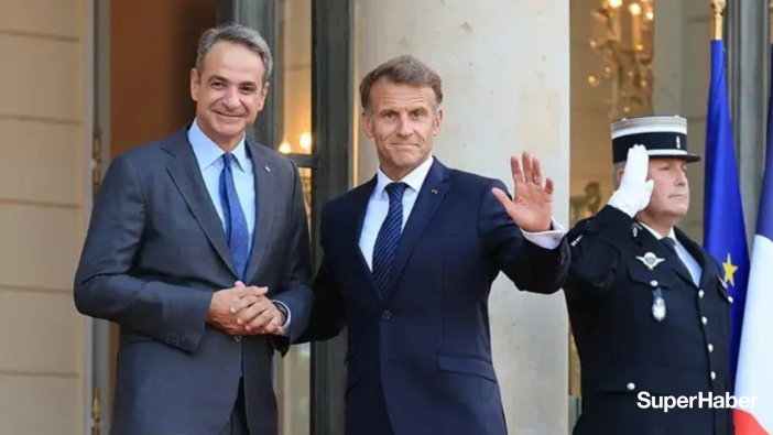 Macron ile Miçotakis'ten yeni provokasyon: Masada "Mavi Vatan'ı işgal planı" var!