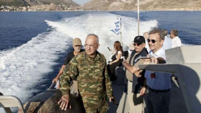 Miçotakis'in Meis Adası ziyaretinin perde arkası! Kaş'a 2 kilometre mesafede provokatif şov..