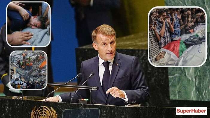 BM 81. Genel Kurulu'nda konuşan Macron: Gazze'deki manzara hepimiz adına utanç verici