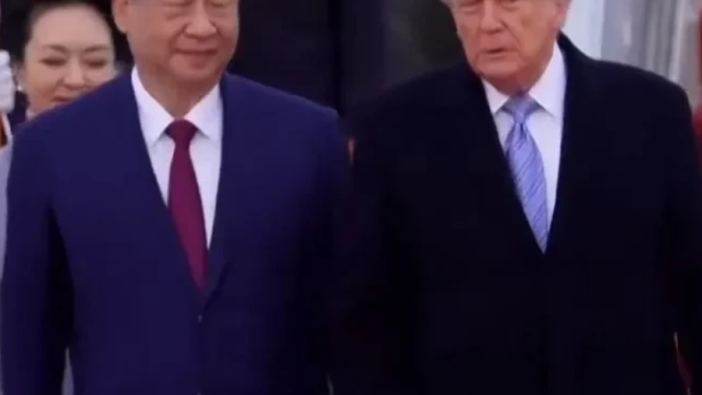 Trump bizzat karşıladı! Beyaz Saray'da Şi Cinping ile tarihi görüşme