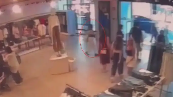 Ünlü fenomen ürünlerin parasını ödemeden mağazadan kaçtı!