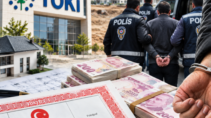 Sahte tapu oyunuyla dev dolandırıcılık: TOKİ arsası üzerinden 90 milyon TL'lik vurgun! 9 şüpheliye operasyon