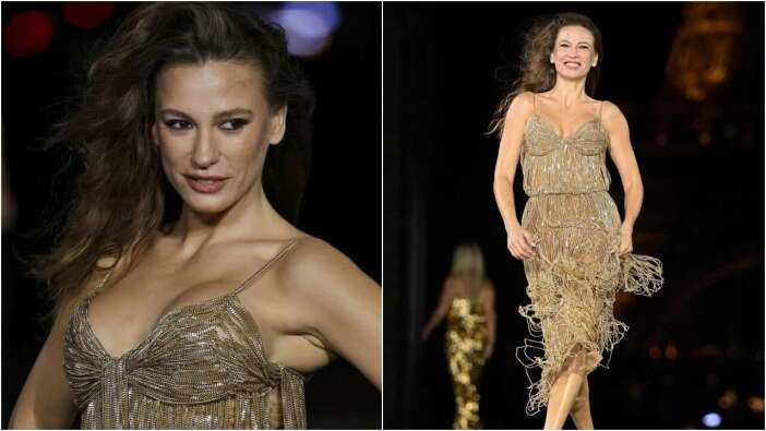 Serenay Sarıkaya Paris Moda Haftası podyumunda göz kamaştırdı! Elbisesinin fiyatını duymaya hazır mısınız...