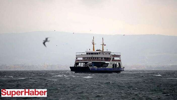 GESTAŞ duyurdu: Gökçeada ve Bozcaada feribot seferlerine fırtına engeli