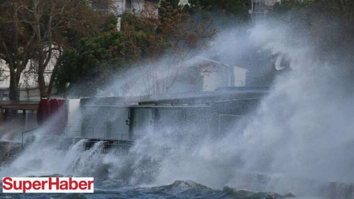 Batı Karadeniz ve Marmara denizleri için fırtına uyarısı yapıldı