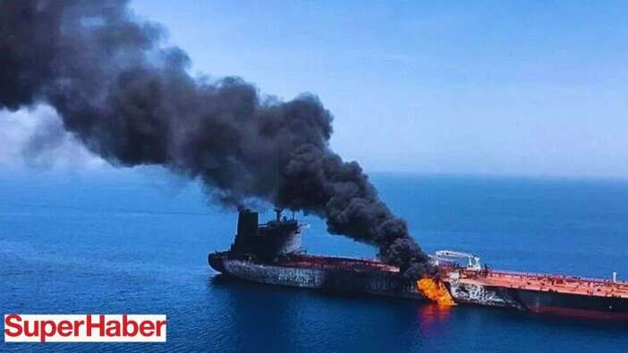 İran basını duyurdu: 2,5 milyon varil petrol taşıyan süpertanker vuruldu