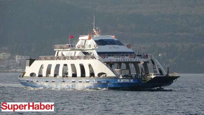 Bozcaada ve Gökçeada feribot seferlerine hava engeli
