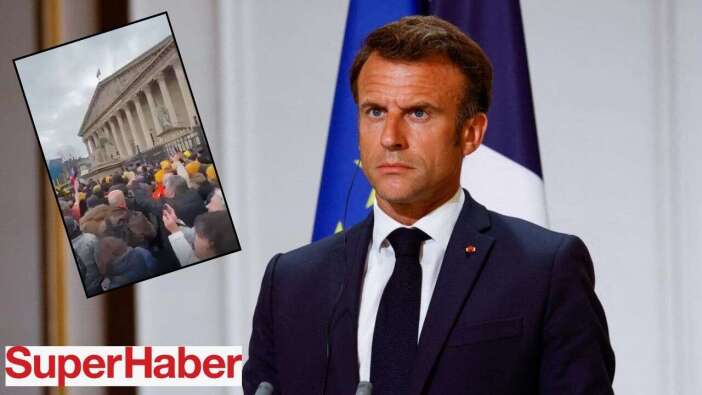 Macron sığınağa kaçtı, Fransa’da büyük isyan